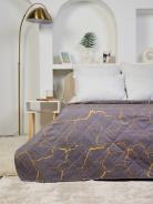 Покрывало Унисон - Кракле, цвет серый - фото 2