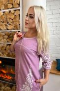 Халат 8165 сиреневый Халат 8165 сиреневый - фото