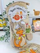 Набор рукавица и прихватка - Бон аппетит - фото 2