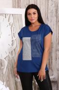 Футболка 24606 индиго - фото