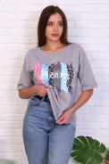 Туника 11653 серый - фото