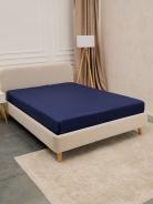 Простыня Микрофибра Страйп - Синий - фото 2