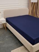 Простыня Микрофибра Страйп - Синий - фото 6