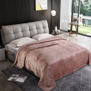 Плед Велсофт Жаккард - Беж - фото