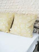 Наперник для подушки из тика с кантом - Шампань Наперник для подушки из тика с кантом - Шампань - фото