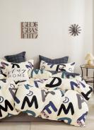 Постельное белье сатин элит на молнии - Загадка - фото