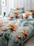 Постельное белье поплин эксклюзив на молнии - Сатурния - фото