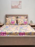 Простыня бязь - Маргарита, цвет бежевый - фото