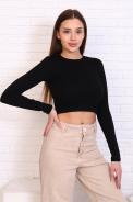 Топ 55011 черный - фото