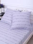 Комплект наволочек поплин - Позитив, цвет светлый серый Комплект наволочек поплин - Позитив, цвет светлый серый - фото