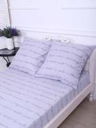 Комплект наволочек поплин - Позитив, цвет светлый серый Комплект наволочек поплин - Позитив, цвет светлый серый - фото 3