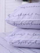 Комплект наволочек поплин - Позитив, цвет светлый серый Комплект наволочек поплин - Позитив, цвет светлый серый - фото 4