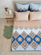 Простыня поплин - Марокко, цвет голубой - фото 2