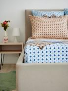 Простыня поплин - Марокко, цвет голубой - фото 3