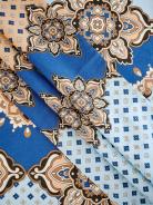 Простыня поплин - Марокко, цвет голубой - фото 5