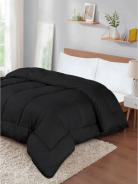 Одеяло всесезонное Relax - Черный однотонный - фото