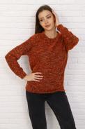 Джемпер 24806 терракотовый - фото