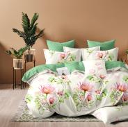 Постельное белье поплин эксклюзив на молнии - Блайс - фото