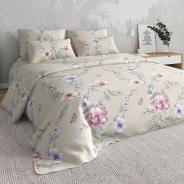 КПБ бязь Премиум - Маргарита беж - фото