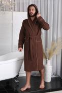 Халат домашний Чемпион ВЧ-242 коричневый Халат домашний Чемпион ВЧ-242 коричневый - фото