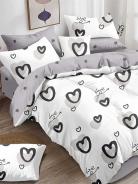 КПБ Поплин Эксклюзив - Сердце - фото