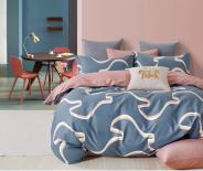 Постельное белье сатин элит на молнии - Пестрая лента - фото