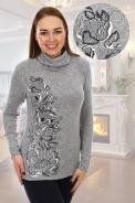 Джемпер Брюссель светло-серый - фото