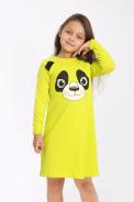 Сорочка Пандочка детская салатовый - фото