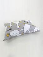 Подушка детская из поплина 50x70 - Гусь обнимусь, цвет серый - фото 2