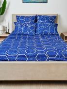 Простыня бязь - Геометрия свечения - фото