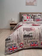 Пододеяльник бязь на молнии - Лондон Пододеяльник бязь на молнии - Лондон - фото
