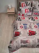 Пододеяльник бязь на молнии - Лондон Пододеяльник бязь на молнии - Лондон - фото 3