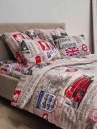 Пододеяльник бязь на молнии - Лондон Пододеяльник бязь на молнии - Лондон - фото 4