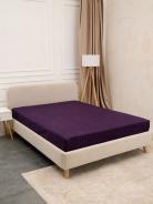 Простыня Микрофибра Страйп - Фиолетовый - фото 2
