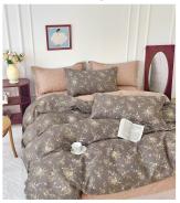 Постельное белье сатин элит на молнии - Капучино - фото