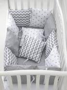 Бортики в кровать - Серый - фото 2