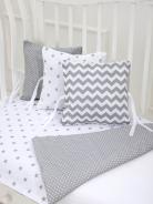 Бортики в кровать - Серый - фото 7