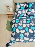 Пододеяльник поплин - Романтика, цвет бирюза - фото 2