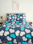 Пододеяльник поплин - Романтика, цвет бирюза - фото 3