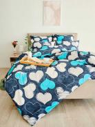 Пододеяльник поплин - Романтика, цвет бирюза - фото 4