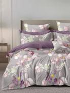 Постельное белье поплин эксклюзив - Цветущая сирень - фото