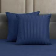 Комплект наволочек Микрофибра Страйп - Синий 1х1 - фото