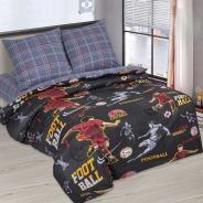 КПБ Бязь "Самойловский текстиль" 1.5 с дет.рисунком - Пенальти - фото