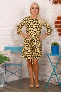 Платье 20625 золотой - фото