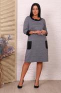 Платье 47012 серый (ед.) - фото