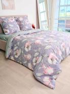 КПБ Перкаль Зима-лето с прост. на резинке - Азалия - фото