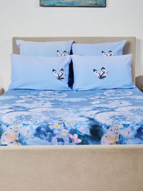 Простыня бязь на резинке - Одуванчики