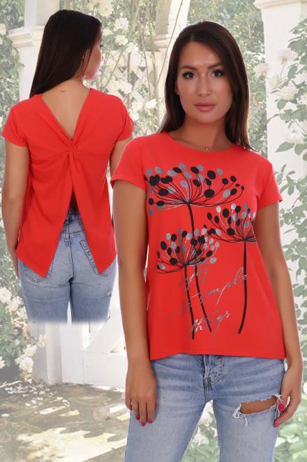 Футболка 24815 коралл