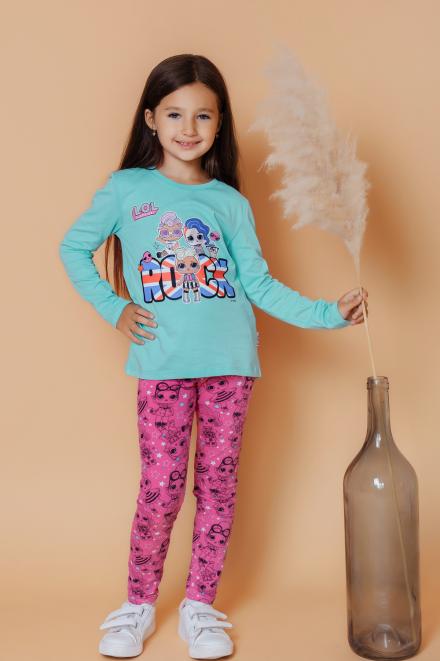 Футболка 22717 детская LOL Surprise бирюза