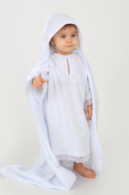 Крестильный набор арт. ПЛ-УГ-КР белый (ед.)